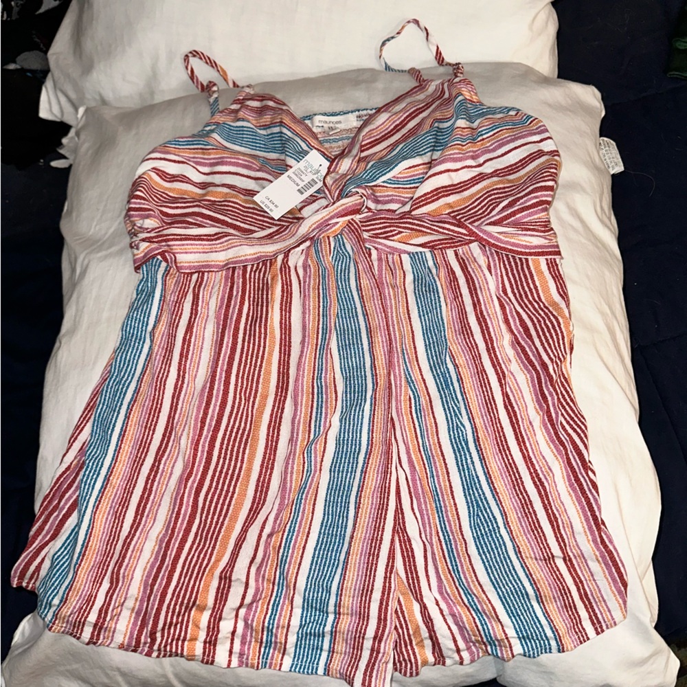 Maurice’s empire fit V neck stripe tank